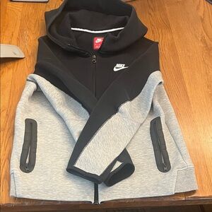 Nike Kids Two-Tone Black and Gray Jacket